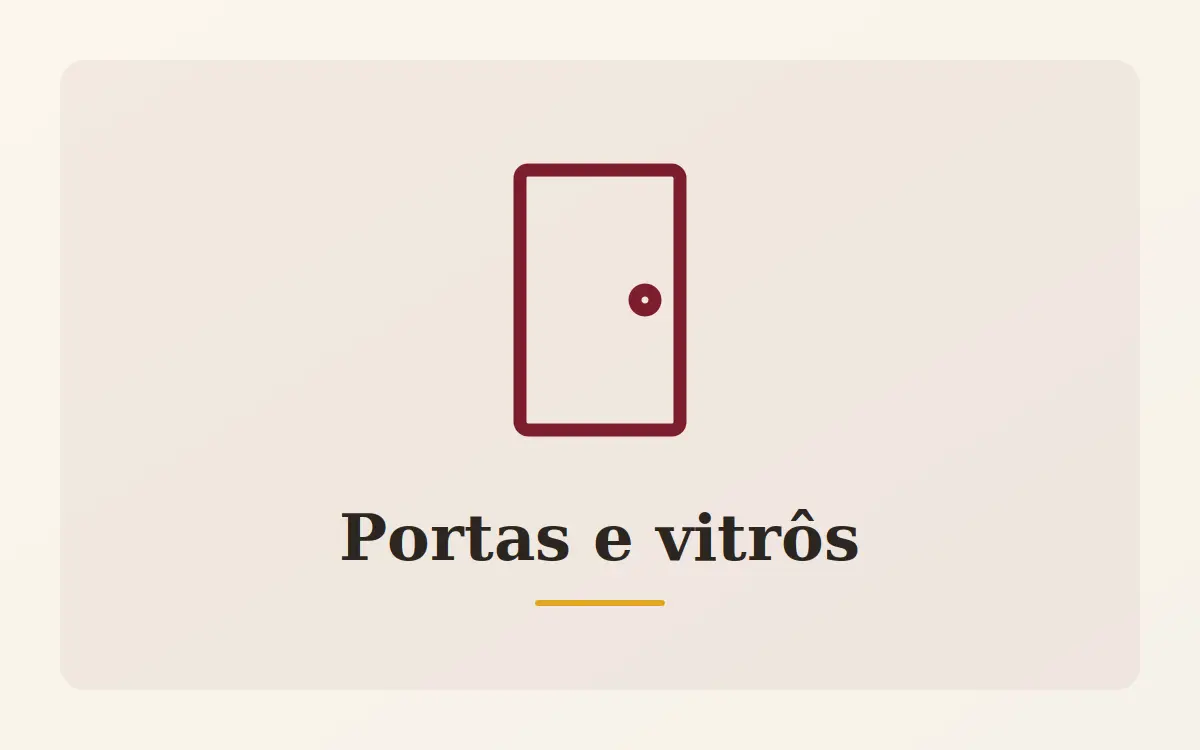 Portas e vitrôs na Copparo em Itapecerica da Serra